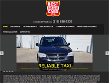 Tablet Screenshot of bestcabsinc.com